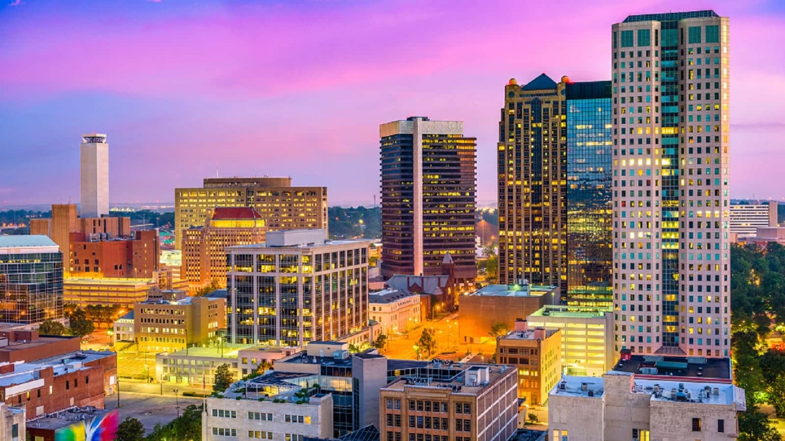 Birmingham, Alabama Skyline Stock Photo